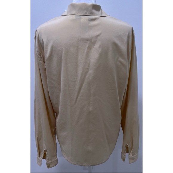 🚫SOLD🚫 Vintage Jones New York Beige Long Sleeve Blouse - Picture 4 of 5